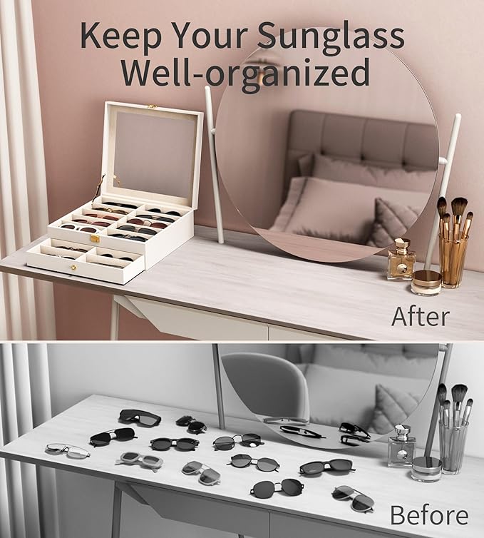 NEWLOOP 20 Slots Sunglass Organizer - Image 6