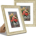 Vittanly 8x10 Picture Frames Set of 2, Ornate Vintage Photo Frame by Vittanly