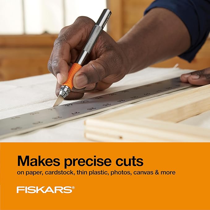 Fiskars 6" Detail Craft Knife for Precision Cutting & Detail Work, Arts & - Image 5