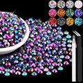 4000PCS 5mm Resin Jelly Rhinestones in Bulk, Bedazzling Flatback Crystals by BELLEBOOST