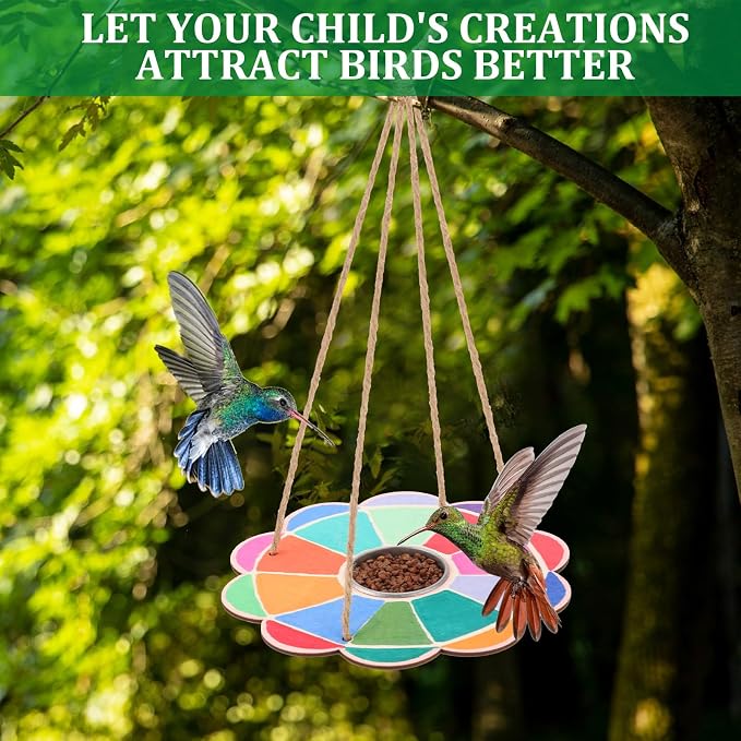 DoubleFill 18 Pcs Bird Feeder Craft Kits - Image 7