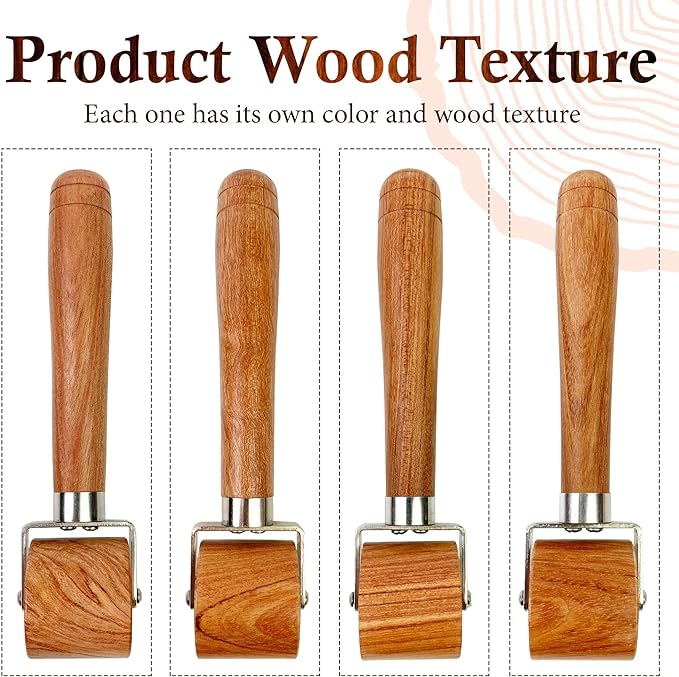 Savina Quilting Seam Roller, Wooden Pressing Roller, Home Decoration. - Image 4