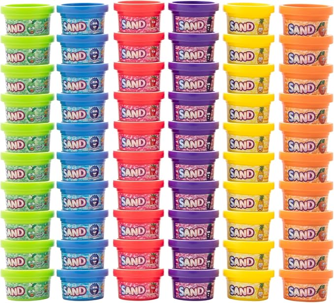 Crayola Silly Scents Play Sand – 60 Mini 1oz Tubs of Moldable Sensory Sand in 6 - Image 4