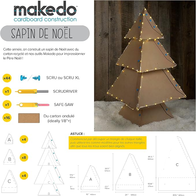 Makedo Starter 036 | Cardboard Construction Starter Pack | STEM and STEAM - Image 7