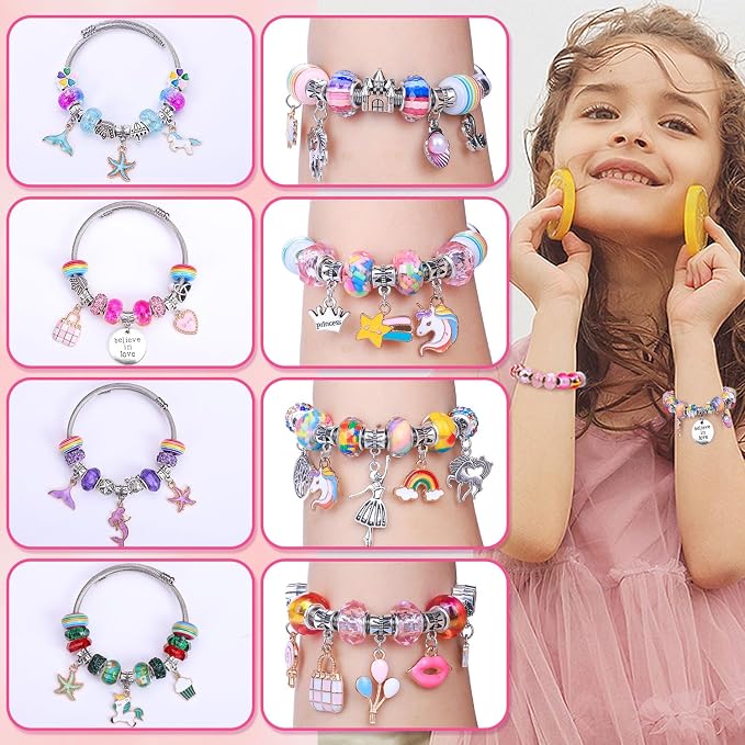 VICTLOV Charm Bracelet Making Kit, DIY Craft - Image 3