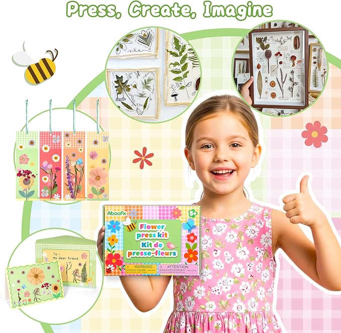 Aboofx Creativity Pressed Flower Art Kit - Image 5