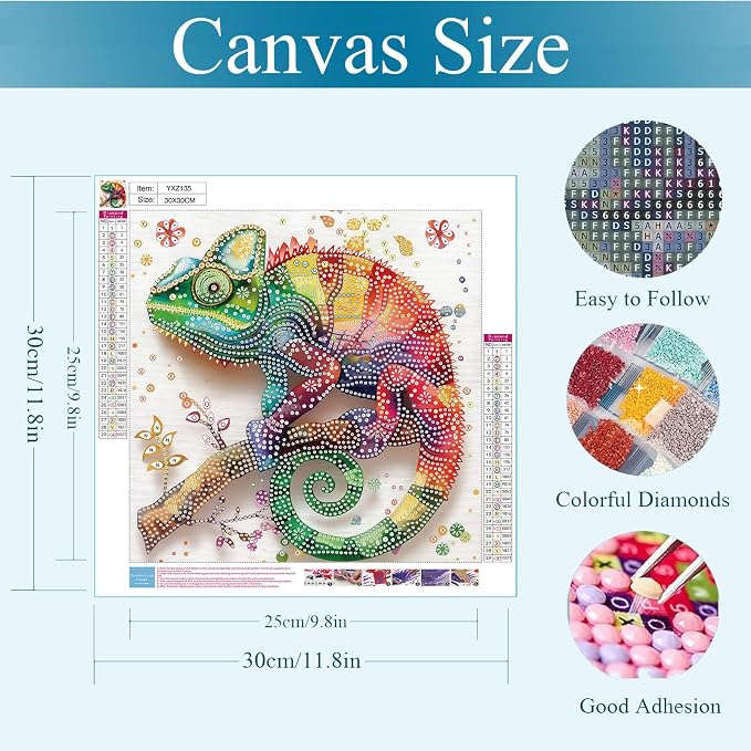 Gemozaic Lizard Diamond Art Kits - Image 2