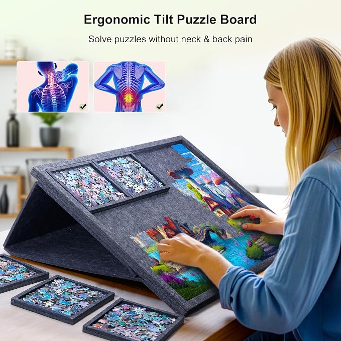 PP OPOUNT 1000 Piece Tilting Puzzle Board - Image 2