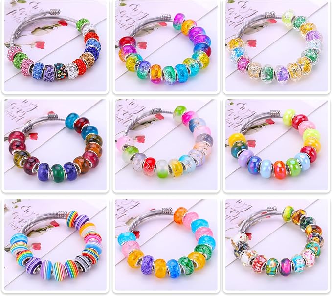 European Large Hole Spacer Charm Beads - Image 4