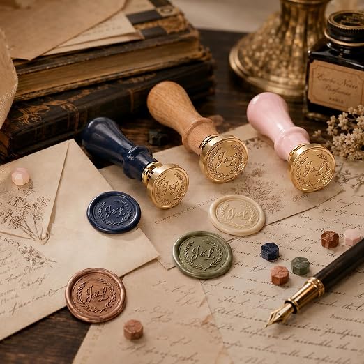 KAINSY Custom Wax Seal Stamp Kit, Personalized Gift - Image 9