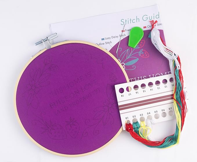 FUNATIC This Home is Built On Love and Profanity Embroidery Kit | Beginner - Image 2