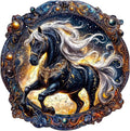 Wooden Puzzles Adults, Elegant Horse Wooden Puzzles 200 Pieces, Unique Animal by Jollitot
