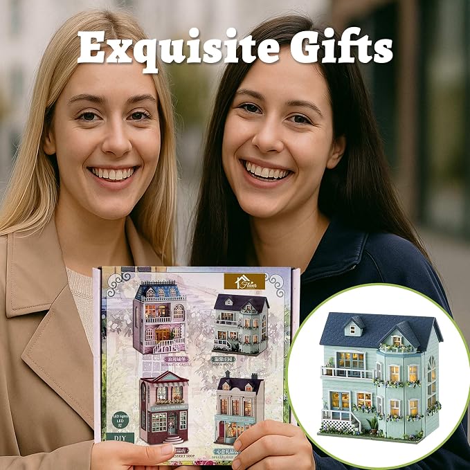 Flever Dollhouse Miniature DIY House Kit Creative Room - Image 5