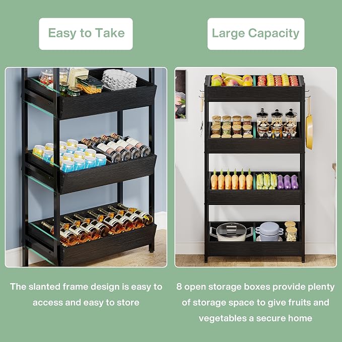 Tribesigns 4-Tier Retail Snack Display Shelf, Snack Rack Display Stand - Image 5