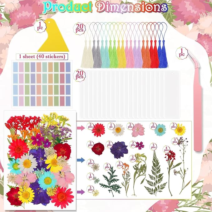 Bookmark Making Kit, tassels and peel-and-stick design. No laminator required - Image 2