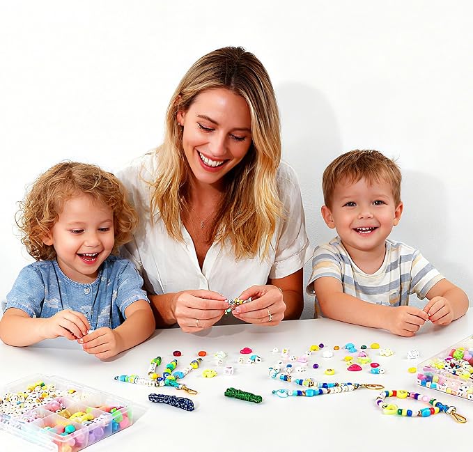 MYCUTEY 421Pcs DIY Keychain Making Kit - Image 8
