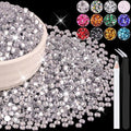 6000PCS 4mm Resin Rhinestones Bulk by BELLEBOOST