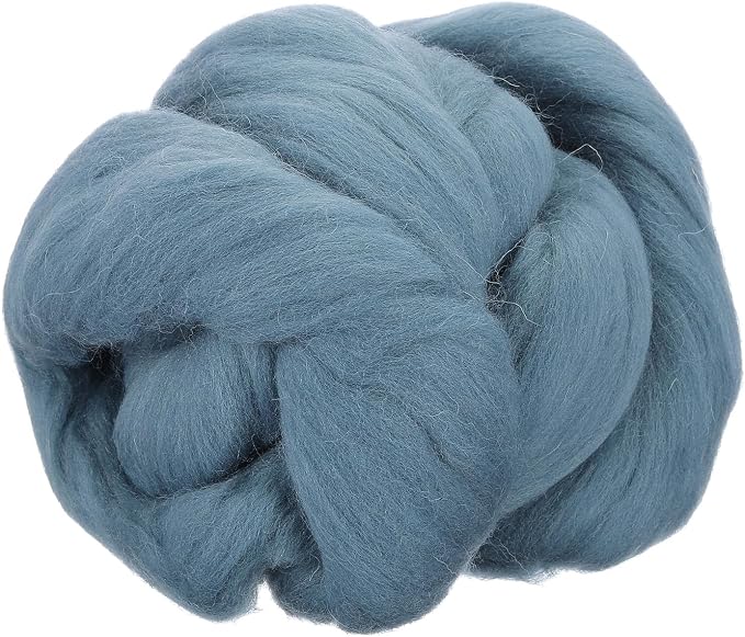 uxcell 3.53oz Wool Roving Yarn, Needle Felting Wool Fiber DIY Craft Needle Wet by uxcell