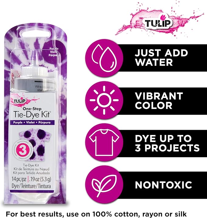 Tulip One-Step Tie-Dye Kit, Permanent Vibrant Dye - Image 3