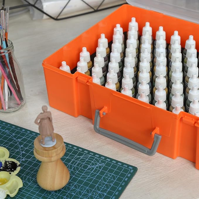 1set Model Paint Bottle Organizer Holds 84pcs 17ml Bottles Pigment Bottle - Image 6