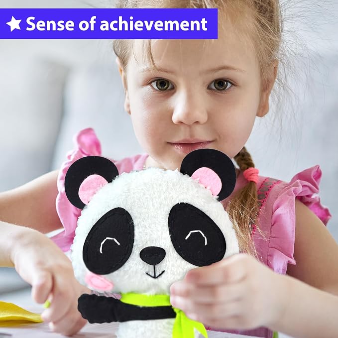 KRAFUN Panda Sewing Kit for Kids Ages 8-12 - Image 4