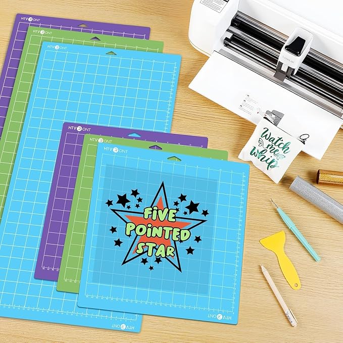 HTVRONT Cutting Mat, 12x12 & 12x24, Compatible - Image 3