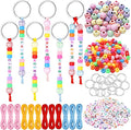 Landical 564 Pcs DIY Bead Keychain Kit Key Chain Making Craft Adjustable Letter by Landical