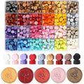 600 Pcs 24 Colors Wax Seal Beads, Andotopee Assorted Sealing Wax Pellets by Andotopee