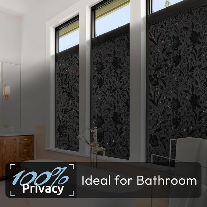 rabbitgoo Total Blackout Window Film, 17.5" x 78.7" | Sun Blocking Light Blocker - Image 5