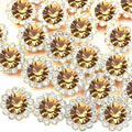 200 PCS 12MM Crystal Glass Sew on Rhinestones Jewels Gems by Unknown