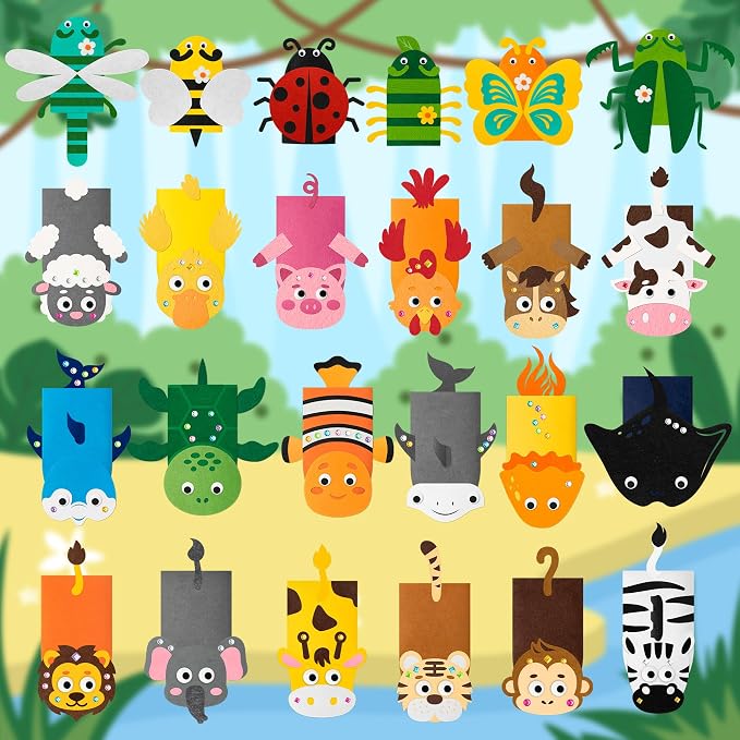 WATINC 24Pcs Hand Puppet Making Kit - Image 4