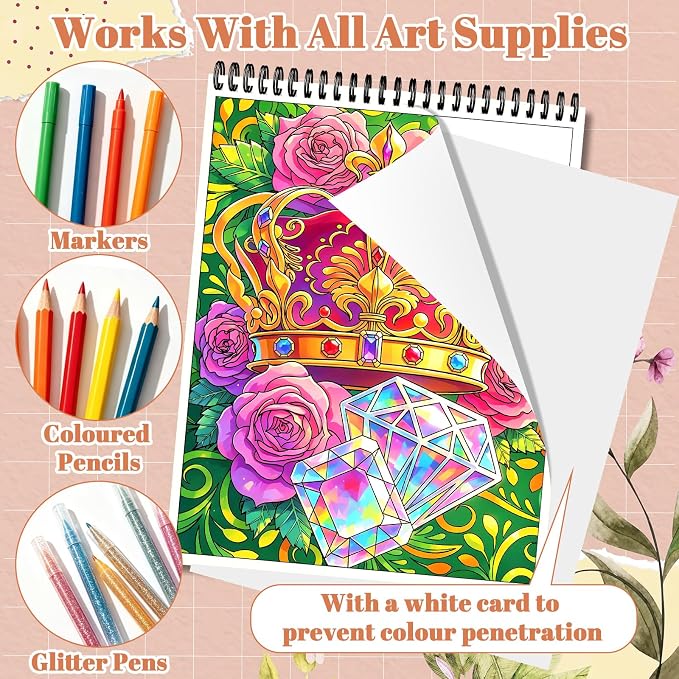 Kalysky 3 Pack Adult Coloring Books - Image 5
