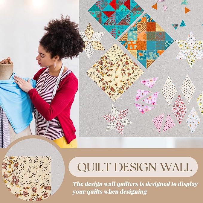 Buryeah 1 Pcs Quilt Design Wall Fabrics 72 in x 60 in - Image 6