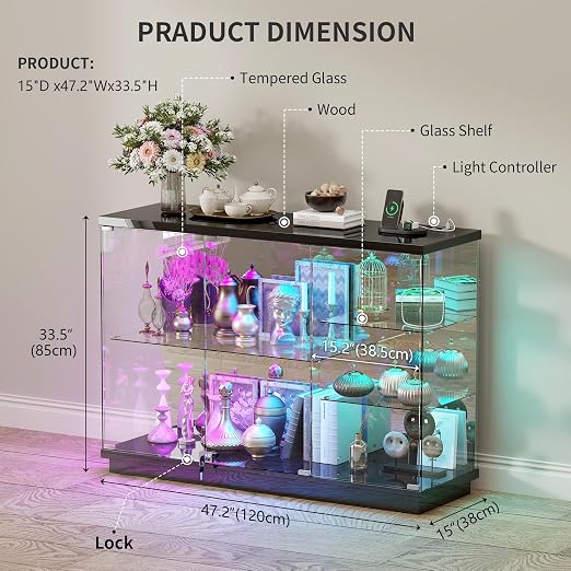 HNEBC 47.2" W Display Cabinet - - Image 6
