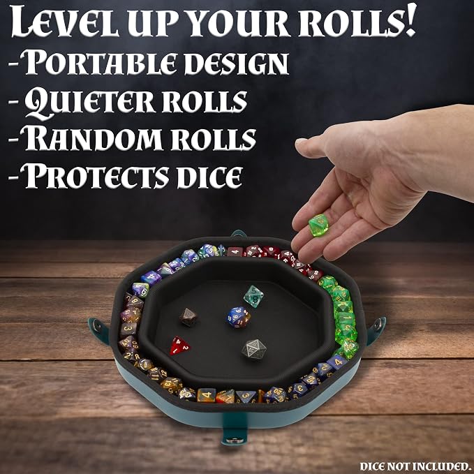 CASEMATIX Dice Tray and Dice Storage Case - Image 8