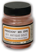 Jacquard Procion MX Tie Dye Powder Antique Gold, 2/3 Ounce Jar by Jacquard