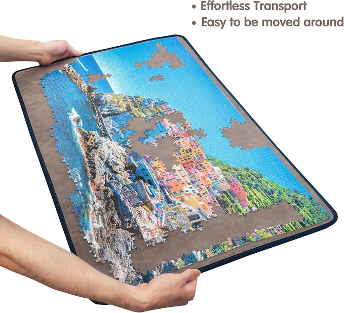 Tektalk Jigsaw Puzzle Board Portable Puzzle Mat - Image 3
