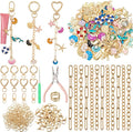 VioraWhite 457 Pcs Ocean Charms Lip Gloss Keychain Making Kit, DIY Craft by VioraWhite