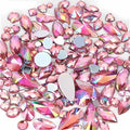 Mixed 1400pcs AB Colour Gems Jewels Flatback Rhinestones, Face Art Gem Jewel by Unknown
