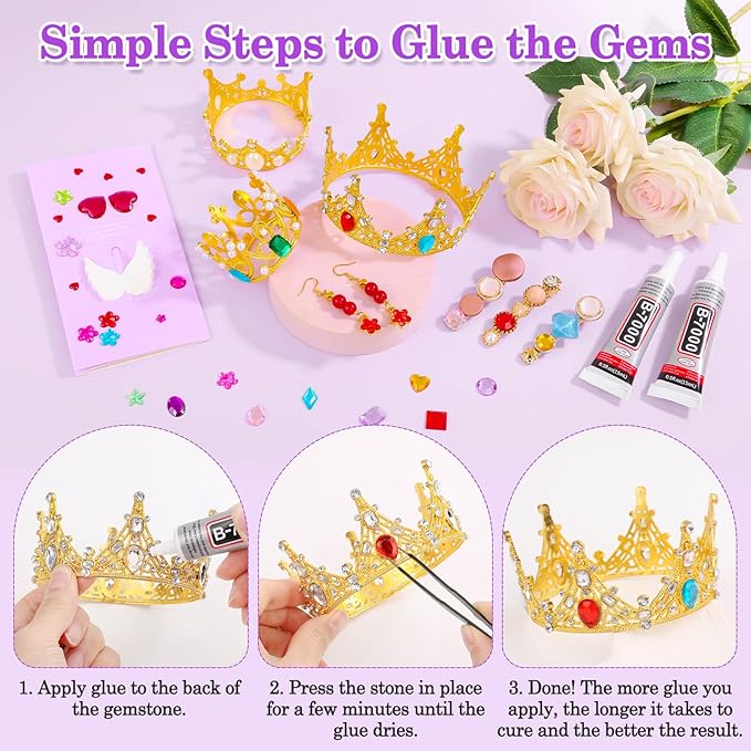 anezus 400Pcs Jewels for Bedazzling - Image 5
