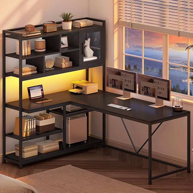 SEDETA L Shaped Computer Desk, L Shaped Corner Desk - Image 3