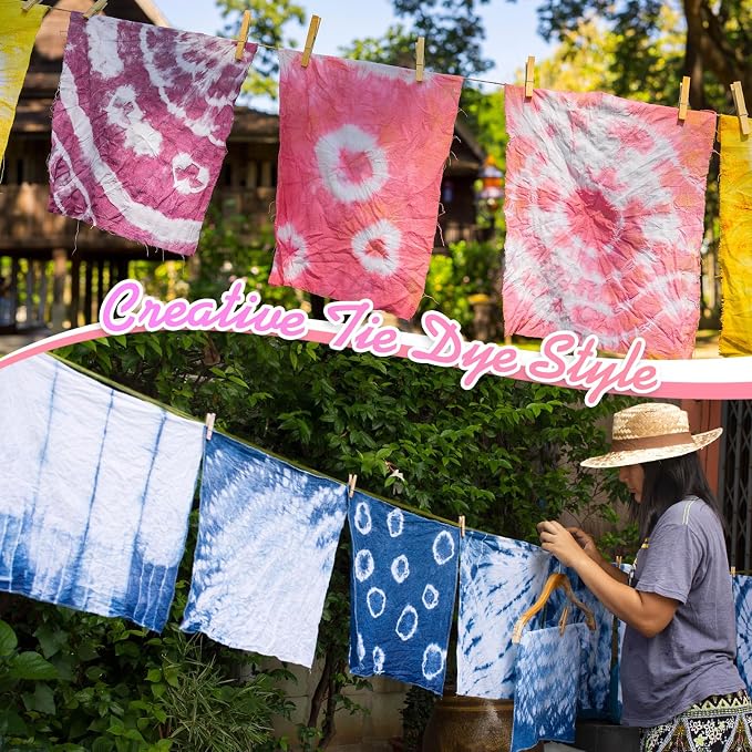 Chumia Cotton White Bandana for Tie Dying Bulk Blank Solid Handkerchiefs Unisex - Image 5