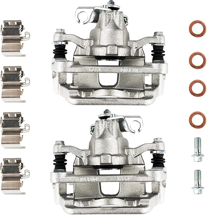 Torchbeam Rear Brake Calipers Set for Dodge 2012-2020 Grand Caravan, Chrysler 2012-2016 Town & Country, Ram 2013-2015 C/V, Rear Left and Rear Right Calipers Replace # 18B5398+18B5399
