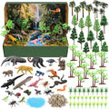 90 Pcs Tropical Rainforest Diorama Kit Habitat Project Box Set Rainforest by Unknown