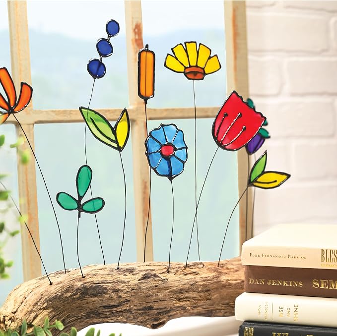 DecoArt Stained Glass Acrylic Paint Combo Set – 10 Colors + 2 Liquid - Image 4