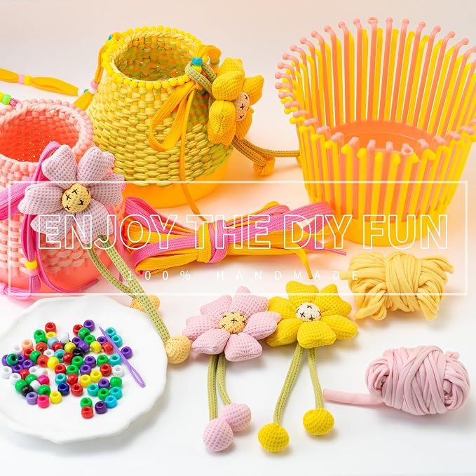 AOUXSEEM 2 Sets Plastic Basket Weaving Kit - Image 7