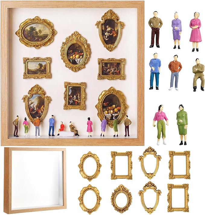 Lineshading DIY Mini Silhouette Shadow Box Museum Frame Kit - Image 8