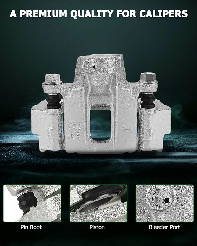 SCITOO Rear Left+Right Brake Calipers With Bracket 19B2726 19B2727 Compatible For Toyota For 4runner 2003-2009 For Toyota FJ Cruiser 2007-2014