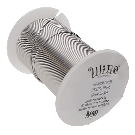 The Beadsmith Wire Elements 20-Gauge Lacquered Tarnish-Resistant Copper Wire by TheBeadsmith