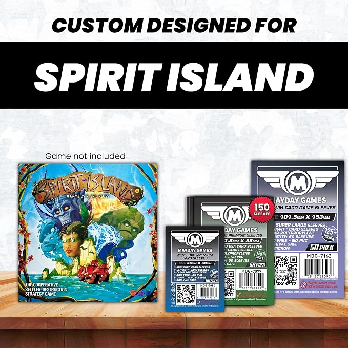 Mayday Games Spirit Island -Premium Compatible Card Sleeve Bundle - Image 4